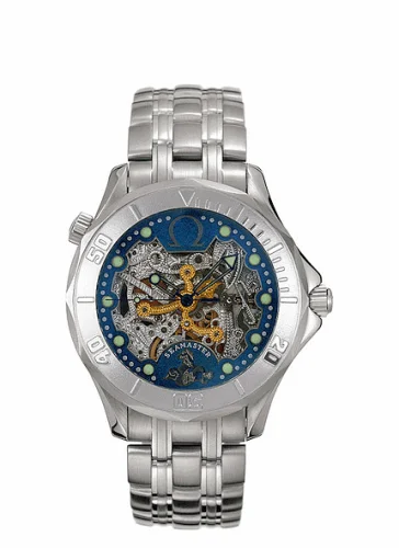 Omega Seamaster Diver 300M Automatic 41 White Gold / Skeleton / Bracelet / 50th Anniversary 2932.80.00 (29328000)